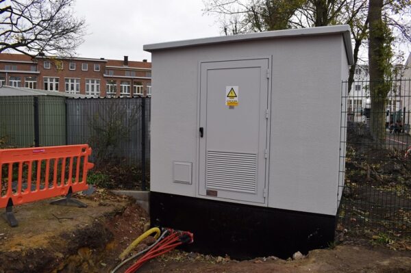 Remplacement d’une cabine haute tension à Saint-Ghislain