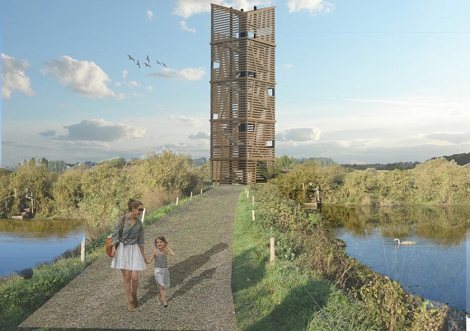 Aménagement touristique des anciens bassins de décantation de Frasnes